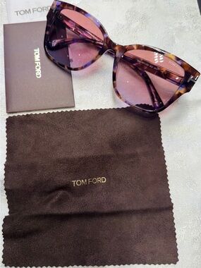 Tom Ford Women’s Purple Gradient Cat-Eye Sunglasses